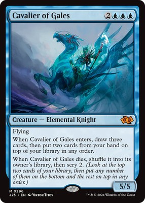 MTG Cavalier of Gales [Foundations Jumpstart] Near Mint Magic