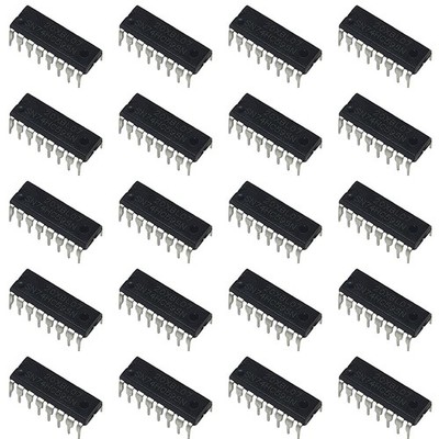 20pcs 74HC595N 74HC595 8-Bit Shift Registers W ith Latched 3-State Output，DIP...