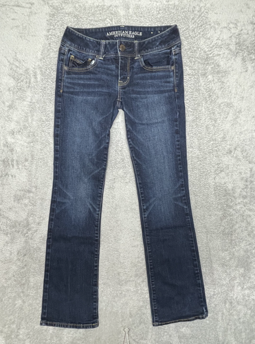 American Eagle Damen Super Stretch Flair Jeans (Medium Wash, Größe: 0