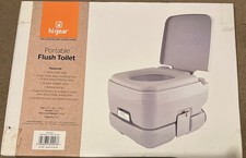Hi Gear 10L Adult Portable Flush Toilet –Camping, Caravan & Boat – In sealed box