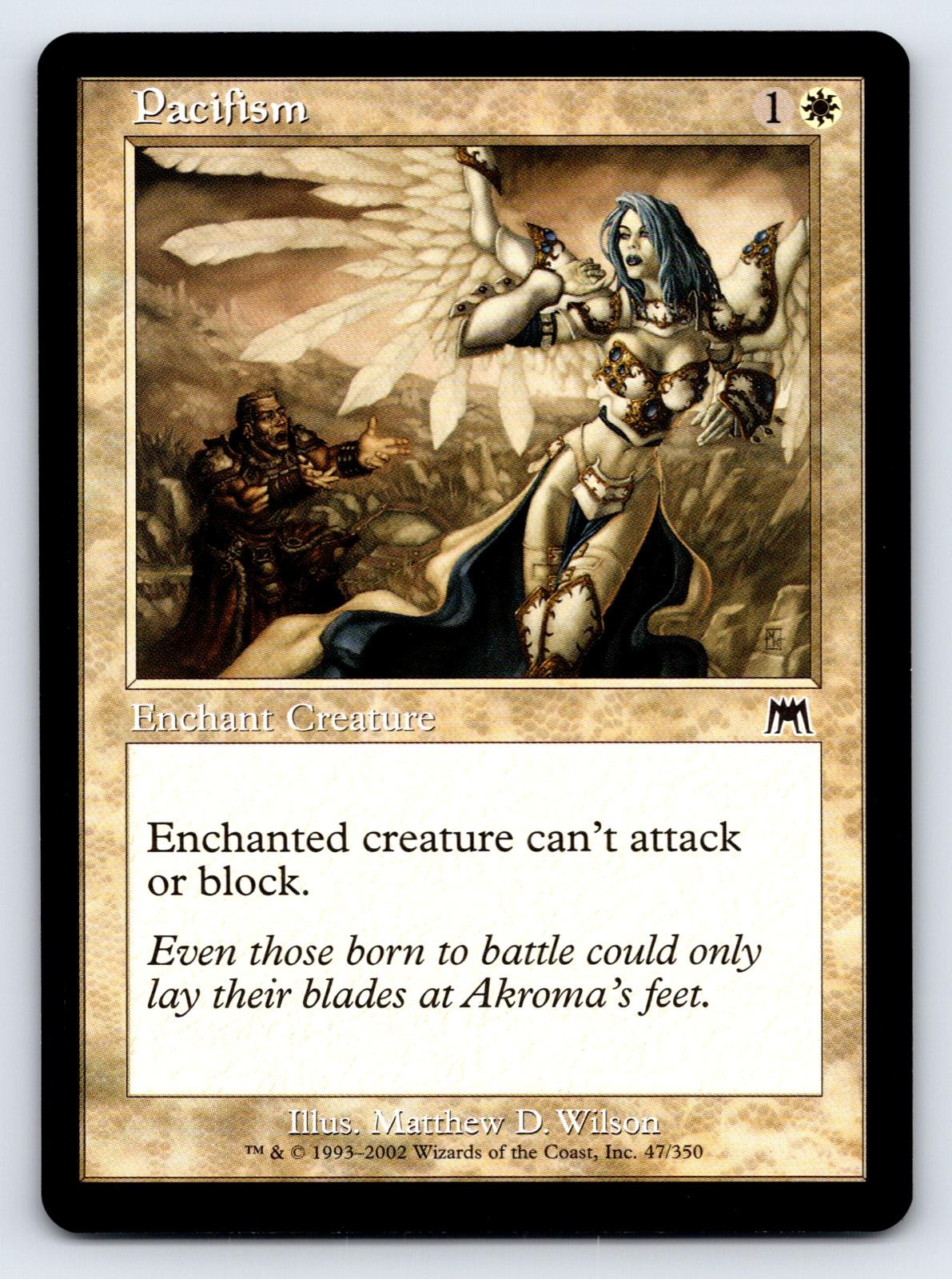 Pacifism 47 Common Onslaught Magic: The Gathering Near Mint