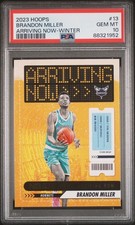 2023 PANINI NBA HOOPS ARRIVING NOW WINTER #13 BRANDON MILLER PSA 10