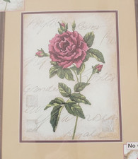 Dimensions "Rose Royale" No Count Cross Stitch Kit Size 9" x 12"