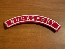 BSA, 1950’s Bucksport (ME) Red and White Community Half Strip (RWHS)