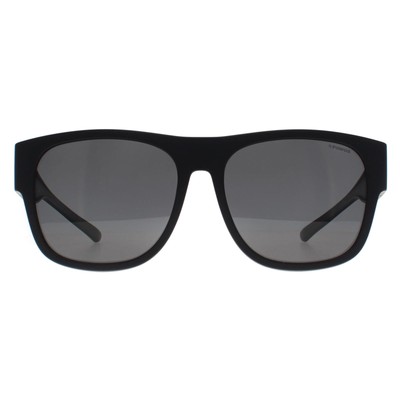 Polaroid PLD 9010/S Fitover 003 M9 mattschwarz grau polarisierte Sonnenbrille