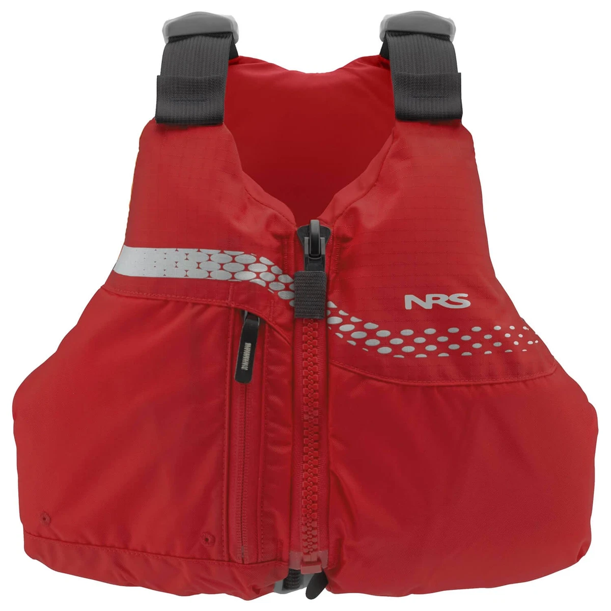 Gilet De Pêche Warnyl Rouge, Taille 2, Polyester, Pour Adulte