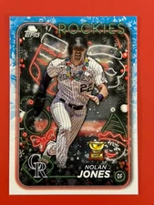 Nolan Jones 2024 Topps Holiday (RC,SP) Rookie Xmas Light Necklace Image #H115 CO