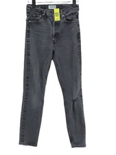 Agolde Women's Jeans W 26 in Grey Cotton with Elastane, Viscose Skinny
