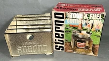 VTG 1970's Sterno Stove Camping Folding Cooking Stove w/ Box No Fuel