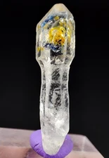 Petroleum included Fluorescent Diamond Quartz Scepter Crystal - Balochistan, Pk.