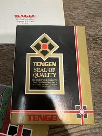 NES Nintendo RBI Baseball CIB Tengen R.B.I. With Poster Manual Box Sleeve Used