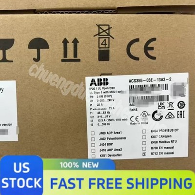 High Quality ABB ACS355-03E-13A3-2 Drive Brand New Sealed US Fast Shipping