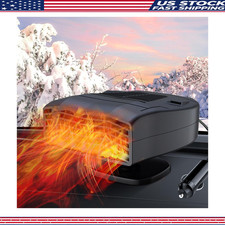 12v Car Heater Defroster Fast Heating Cooling Fan Windshield Defogger 360 Ro