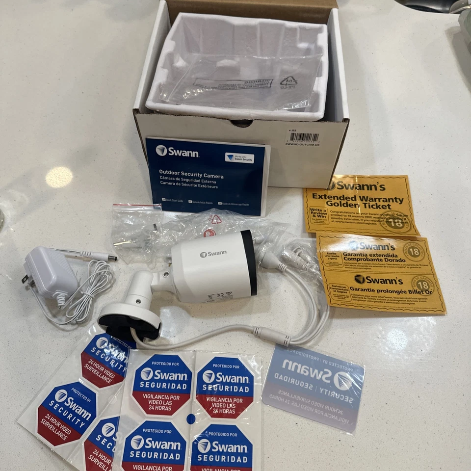 Cámara IP de seguridad para el hogar exterior Swann SWHD-OUTCAM-US con visión nocturna Foto 4 de 4