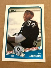 1988 Topps #327 Bo Jackson Rookie Oakland Raiders NMT MINT High Grade NFL Star