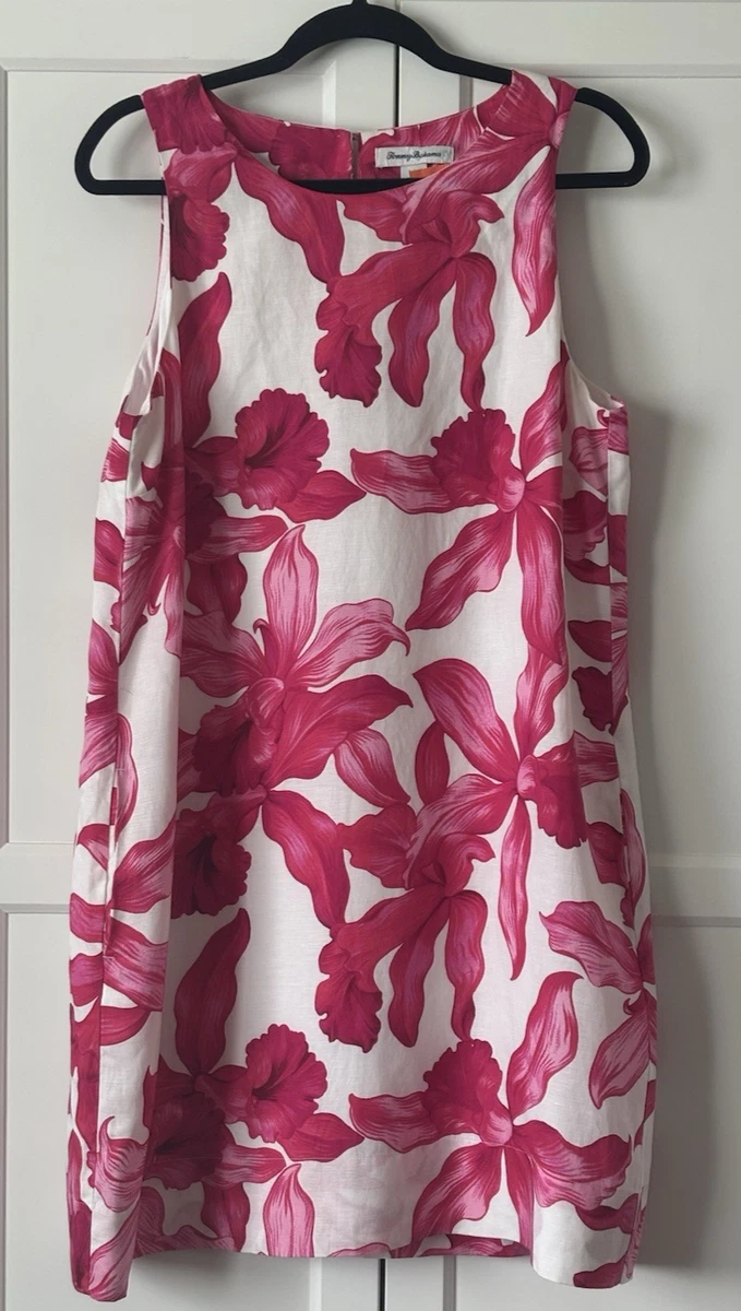 chinese dress ladies Tommy Bahama St Lucia Sleeveless Tier Dress Cover Up in Preppy Pink   Island Trends