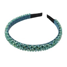 Fashion Sparkle 4 Rows Crystal Rhinestone Headbands Beaded Hair Hoop Band Gr...