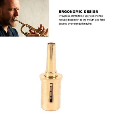Gold Horn Pressure Reducing Valve Ergonomic Horn Mouth Breath Trainer Posture Co