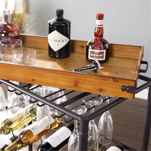 SEI Furniture Mayson Bar Cart - Thumbnail 4