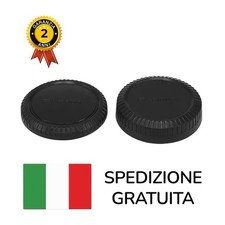 2 Pezzi Kit FUJIFILM X Tappo Corpo Macchina e Tappo Posteriore Obiettivo Fuji
