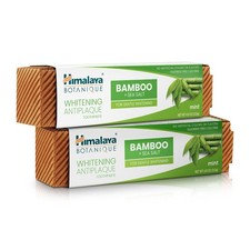 Himalaya Botanique Whitening Antiplaque Toothpaste with 4 Ounce Pack of 2