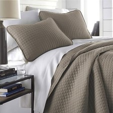 Quilts, Full/Queen Size Quilt Bedding Set, Easy Full / Queen 10 - Dark Taupe