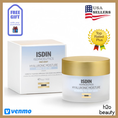 ISDIN Hyaluronic Acid Moisturizer 1.76oz   Daily Hydration for Dry & Normal Skin