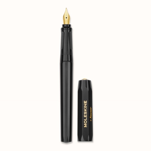 Moleskine x Kaweco Fountain Pen Medium Nib Black by Moleskine 8056598854909