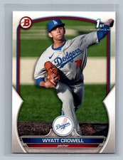 2023 Bowman Draft - Wyatt Crowell #BD-63 (RC)