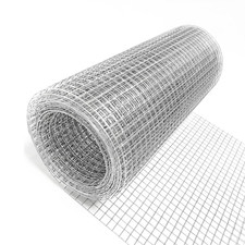 Mesh Hardware Cloth 1/4 Inch Chicken Wire Fencing Wire 4''X10' Galvanized