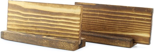 Blank Brown Wood Tabletop Signs,6pk, for Weddings, Parties, and More- Darware - 第 4/7 張圖片
