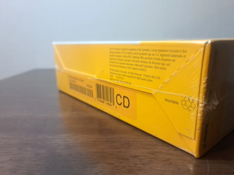 Symantec WinFax Pro Version 9.0 BRAND NEW FACTORY SEALED vintage Windows PC - Image 4 of 4