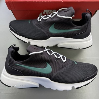 Größe 11   Nike Presto Fly Oil Grey Rainforest schwarz weiß Turnschuhe 908019-015