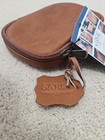 Sarge Tesoro Valuables Leather Zipper Pouch SLC-602 NEW 6”W X 1.75”D X 8.25”H — photo 5
