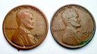 1928-S Lincoln Wheat 1c Pair ~ VF w/Near Full Wheat Lines ~ Get Both ~ Deal!~G89