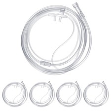 5pack Soft Nasal Oxygen Cannula for Adult- 6.5 Feet, Standard Connector,