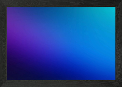Abstract Blue Gradient Framed Wall Art Poster Canvas Print Picture