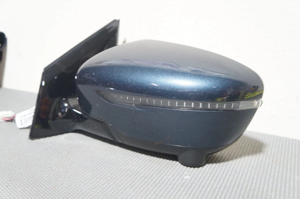 Espejo retrovisor lateral eléctrico lado conductor izquierdo nissan murano 2016-2022 punto ciego azul Foto 2 de 4