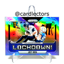 2024 Panini PRIZM Football JOEY BOSA Lockdown! #4 Silver PRIZM Insert CHARGERS