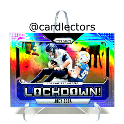 2024 Panini PRIZM Football JOEY BOSA Lockdown! #4 Silver PRIZM Insert CHARGERS