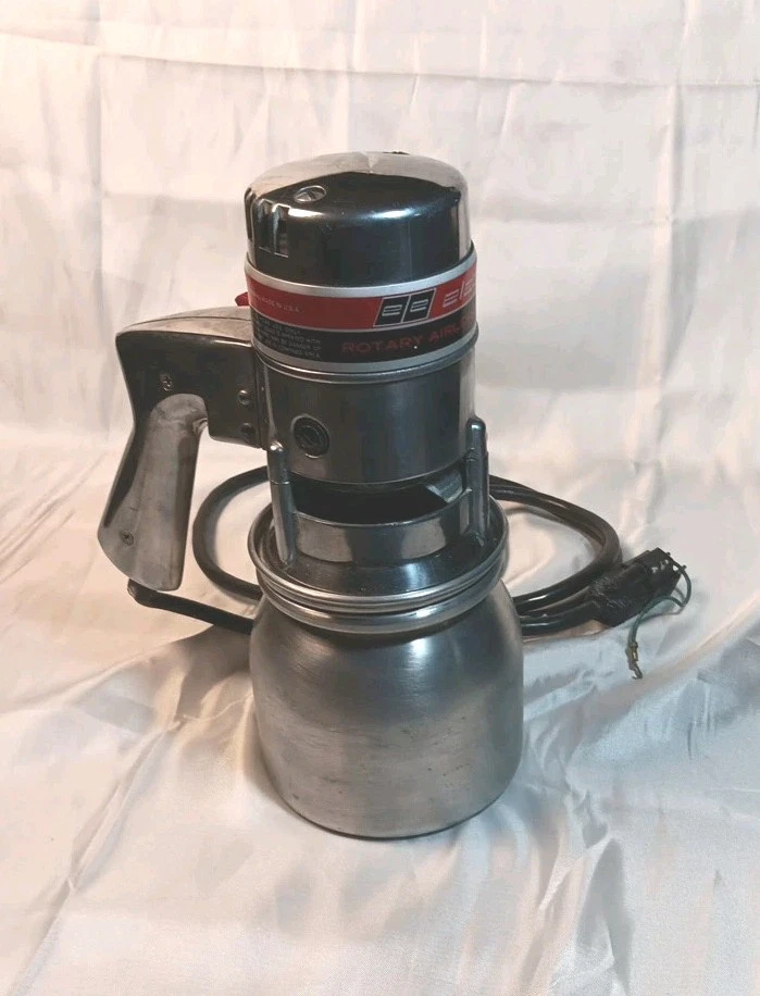 老式EE电子旋转盘无气喷漆喷枪 — 第 3/4 张图片