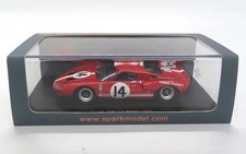 Spark 1/43 Ford GT40 #14 24H Le Mans 1966 Red White Mini Car Used