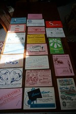 lot 20 buvards publicitaires anciens Banque (40) advertising blotters