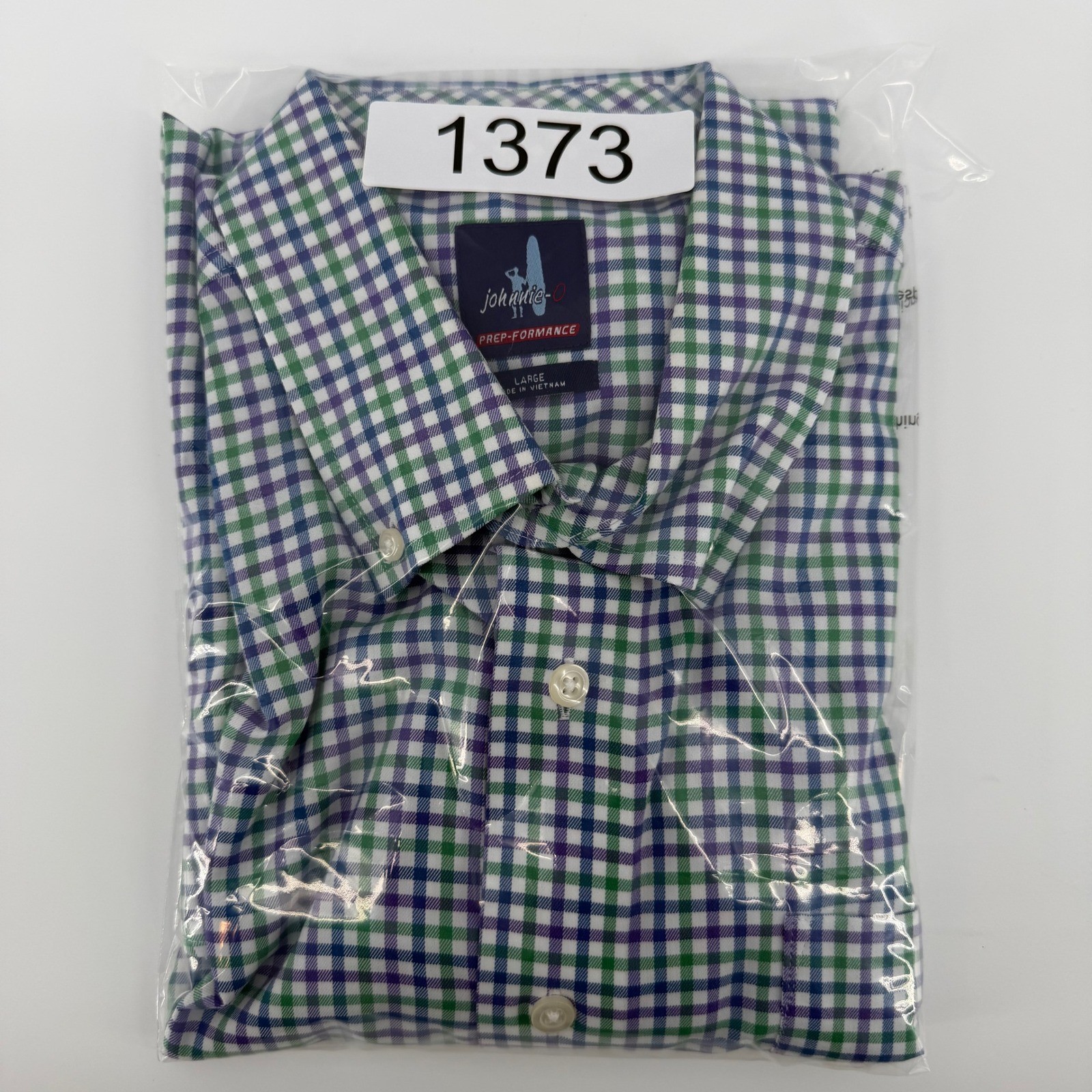Johnnie O Prep Performance Gingham Button Down Sh… - image 13