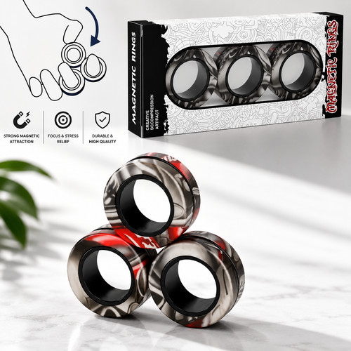 Magnetic Fidget Rings
