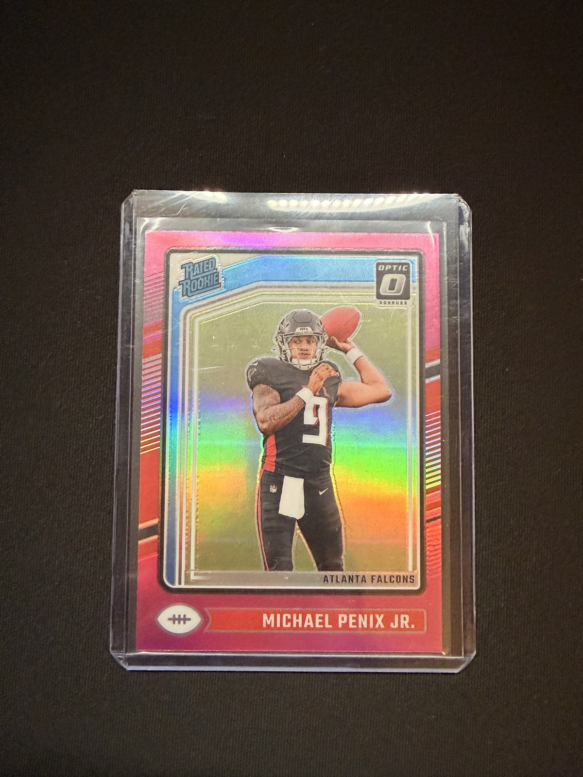 2024 Panini Donruss Optic - Rated Rookie Michael Penix Jr. #279 Pink Prizm (RC)