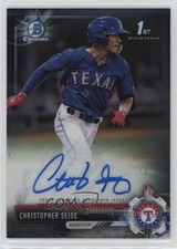 2017 Bowman Draft Chrome Pick Chris Seise Christopher #CDA-CSE Auto 0rf