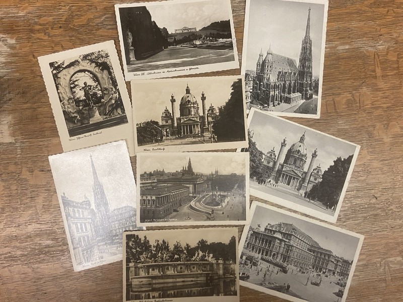 WWII German Soldiers Postcard Lot- Landschutzen Regiment 17- Direktor Rudolf