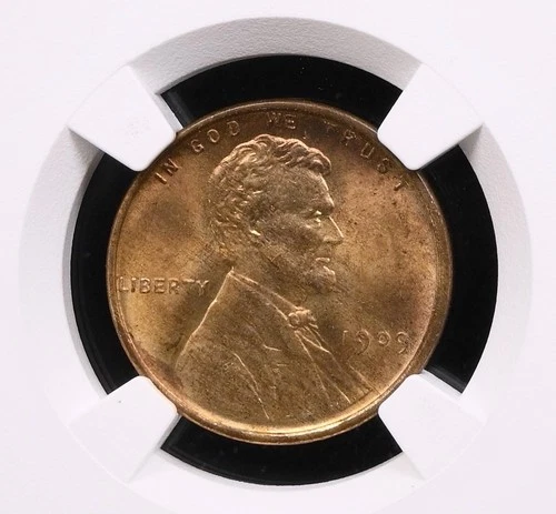 1909 Lincoln Wheat Cent NGC MS65 RB Red Brown -  96902