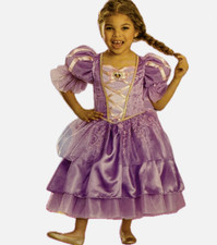 Disguise Rapunzel Child Dress Up Costume Disney Tangled Size Small 5/6 Purple